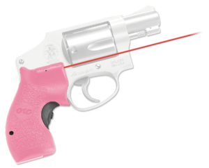 Crimson Trace 01-3480-1 LG-105 Pink Lasergrips  Red Laser Smith & Wesson J-Frame Round Butt