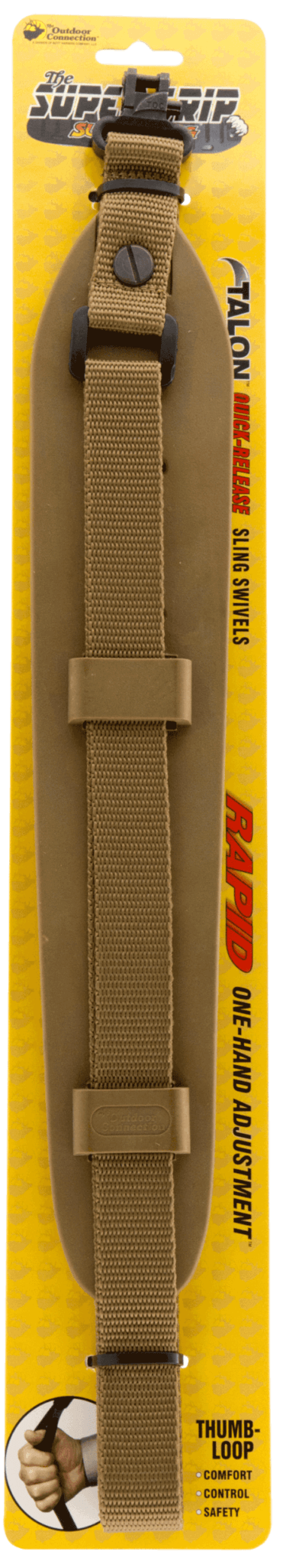 Outdoor Connection SGSS20971 Super Grip Sling with 1″ Swivels 2″ W x 48″- 60″ L Coyote Tan Nylon Outdoor Connection SGSS20971 Super Grip Sling with 1″ Swivels 2″ W x 48″- 60″ L Coyote Tan Nylon