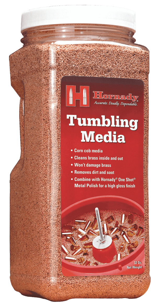 Hornady 050303 One Shot Tumbling Media 76oz Ground Corn Cob Hornady 050303 One Shot Tumbling Media 76oz Ground Corn Cob