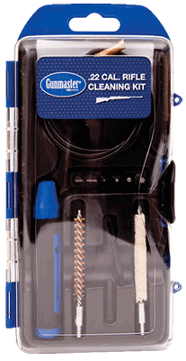 DAC GM22LR GunMaster Cleaning Kit 22 Cal Rifle/14 Pieces Black/Blue