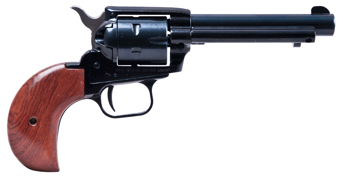 Heritage Mfg RR22MB4BH Rough Rider 22 LR 22 WMR 6 Shot 4.75″ Black Barrel Cylinder & Black Zamak Frame Cocobolo Bird Head Grips Heritage Mfg RR22MB4BH Rough Rider 22 LR 22 WMR 6 Shot 4.75″ Black Barrel Cylinder & Black Zamak Frame Cocobolo Bird Head Grips