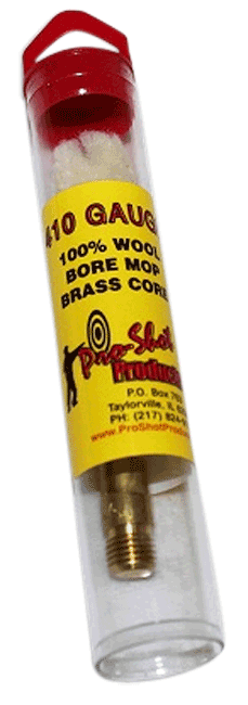 Pro-Shot MP410 Bore Mop  .410 Gauge Shotgun #5/16-27 Thread Cotton 1.75″ Long