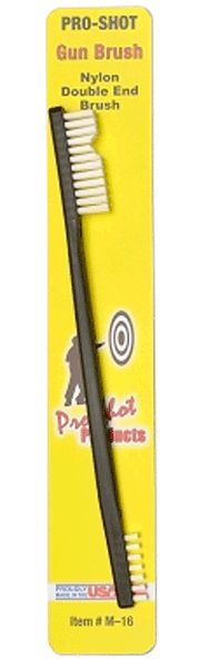 Pro-Shot M16 Gun Brush M4/M16 Double Ended Brush Nylon Bristles Pro-Shot M16 Gun Brush M4/M16 Double Ended Brush Nylon Bristles