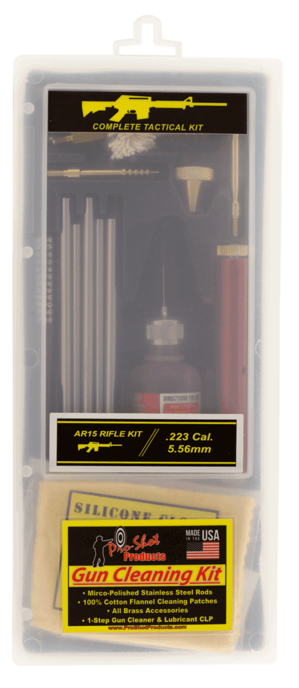 Pro-Shot AR223KIT Tactical Classic Box Kit Multi-Caliber AR Rifle/Black Plastic Case Pro-Shot AR223KIT Tactical Classic Box Kit Multi-Caliber AR Rifle/Black Plastic Case