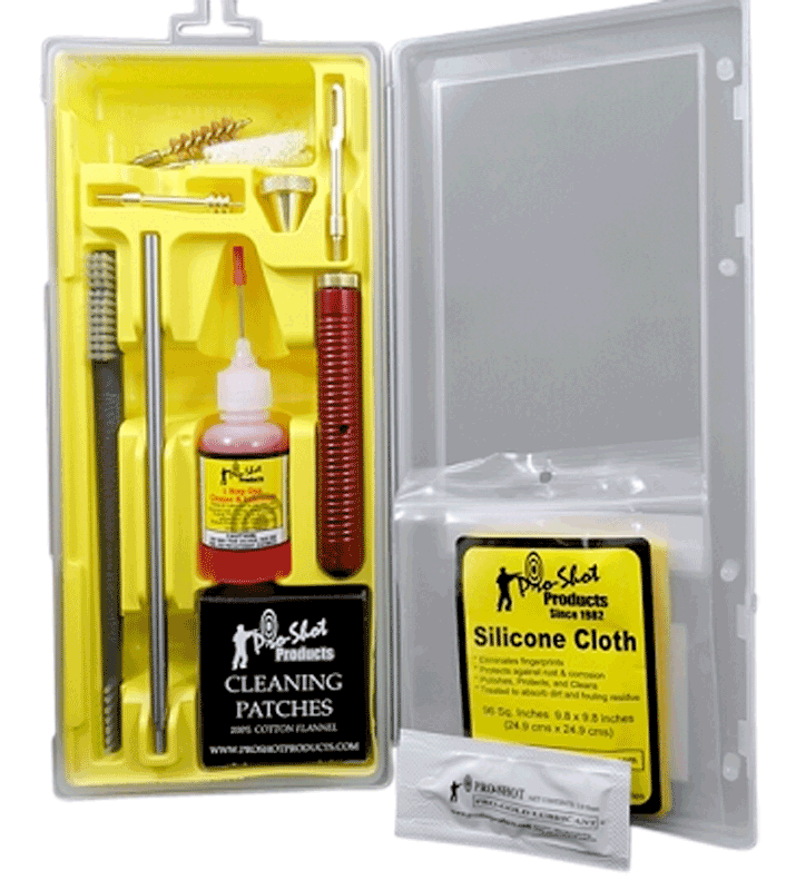 Pro-Shot P4010KIT Classic Box Kit .40/ 10mm Pistol/Yellow Plastic Case Pro-Shot P4010KIT Classic Box Kit .40/ 10mm Pistol/Yellow Plastic Case