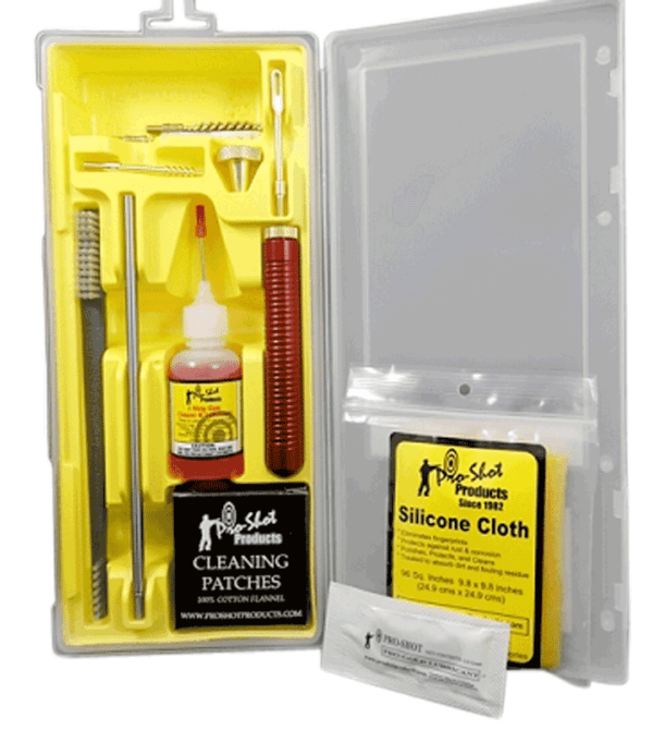 Pro-Shot P22KIT Classic Box Kit .22 Cal Pistol/Yellow Plastic Case Pro-Shot P22KIT Classic Box Kit .22 Cal Pistol/Yellow Plastic Case