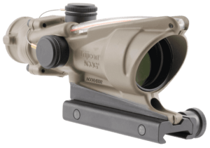 Trijicon 100310 ACOG Flat Dark Earth 4x32mm Illuminated Red Chevron .223/5.56 BDC Reticle Trijicon 100310 ACOG Flat Dark Earth 4x32mm Illuminated Red Chevron .223/5.56 BDC Reticle