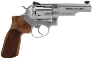 Ruger 1754 GP100 Match Champion 357 Mag 4.20″ Half-Lug Barrel 6rd Cylinder Satin Stainless Steel Frame Hogue Stippled Hardwood Grip Novak LoMount Rear Sight Transfer Bar Safety Ruger 1754 GP100 Match Champion 357 Mag 4.20″ Half-Lug Barrel 6rd Cylinder Satin Stainless Steel Frame Hogue Stippled Hardwood Grip Novak LoMount Rear Sight Transfer Bar Safety