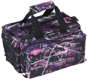 Bulldog BD910MDG Deluxe Range Bag Water Resistant Muddy Girl Nylon with Adjustable Strap Removeable Divider Storage Pockets & Deluxe Padding 13″ x 7″ x 7″ Interior Dimensions
