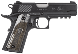 Browning 051817490 1911-22 Black Label Compact 22 LR 10+1  3.63 Stainless Steel Barrel  Matte Black Serrated Slide & Polymer Frame w/Beavertail & Picatinny Rail"