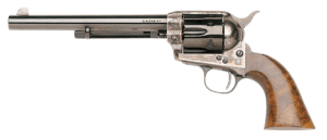Taylors & Company 550907 1873 Cattleman SAO 45 Colt (LC) Caliber with 7.50 Blued Finish Barrel 6rd Capacity Blued Finish Cylinder Color Case Hardened Finish Steel Frame & Walnut Grip” Taylors & Company 550907 1873 Cattleman SAO 45 Colt (LC) Caliber with 7.50 Blued Finish Barrel 6rd Capacity Blued Finish Cylinder Color Case Hardened Finish Steel Frame & Walnut Grip”