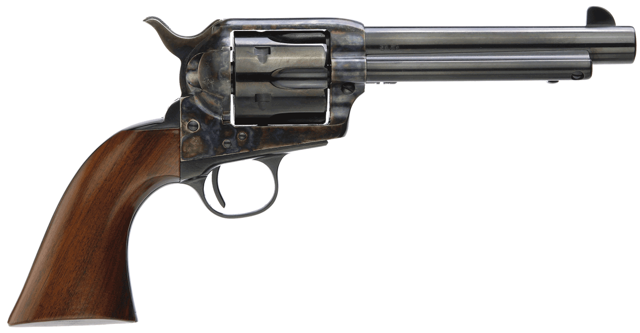 Taylors & Company 550858DE 1873 Gunfighter Deluxe 45 Colt (LC) Caliber with 5.50 Blued Finish Barrel 6rd Capacity Blued Finish Cylinder Color Case Hardened Finish Steel Frame Walnut Army Size Grip & Overall Taylor Polish” Taylors & Company 550858DE 1873 Gunfighter Deluxe 45 Colt (LC) Caliber with 5.50 Blued Finish Barrel 6rd Capacity Blued Finish Cylinder Color Case Hardened Finish Steel Frame Walnut Army Size Grip & Overall Taylor Polish”