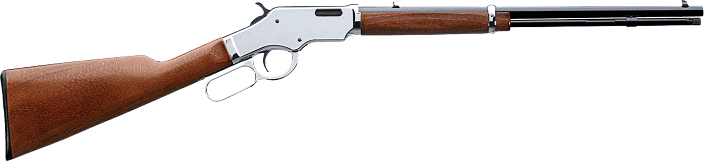 Taylors & Company 550223 Uberti Scout 22 LR Caliber with 14+1 Capacity 19 Blued Barrel Chrome-Plated Metal Finish & Walnut Stock Right Hand (Full Size)” Taylors & Company 550223 Uberti Scout 22 LR Caliber with 14+1 Capacity 19 Blued Barrel Chrome-Plated Metal Finish & Walnut Stock Right Hand (Full Size)”