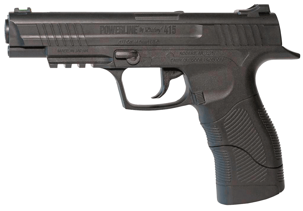 Daisy 5415 Powerline Air Pistol CO2 177 21+1 Black Frame Black Checkered Polymer Grips Daisy 5415 Powerline Air Pistol CO2 177 21+1 Black Frame Black Checkered Polymer Grips
