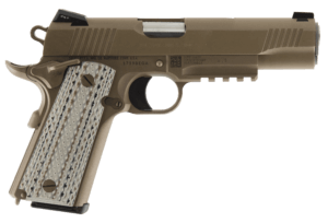 Colt Mfg O1070M45 1911 CQBP Marine M45-A1 45 ACP 5″ 7+1 Overall Brown Decobond Finish Stainless Steel Frame & Slide with Desert Tan G10 Grip & Accessory Rail