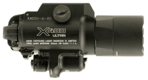 SureFire X400UARD X400U Weapon Light 1000 Lumens Output White LED Light Red Laser 213 Meters Beam Picatinny/Weaver/Glock Rails Mount Black Anodized Aluminum