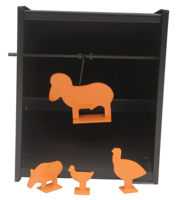 Beeman 2085 Pellet Trap  Steel Orange Target Airgun Metal Silhouette/Paper Targets