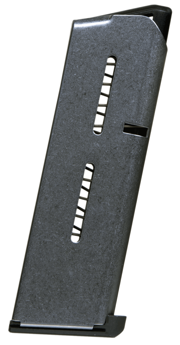 Wilson Combat 47OXCHV 1911 Stainless Detachable with Lo-Profile Steel Floor Plate 6rd for 45 ACP +P 1911 Officer