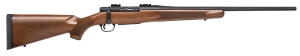 Mossberg 27835 Patriot 243 Win 5+1 22" Fluted Barrel w/Recessed Match Crown Matte Blued Metal Finish Spiral-Fluted Bolt Walnut Stock Drop Box Magazine Adjustable LBA Trigger