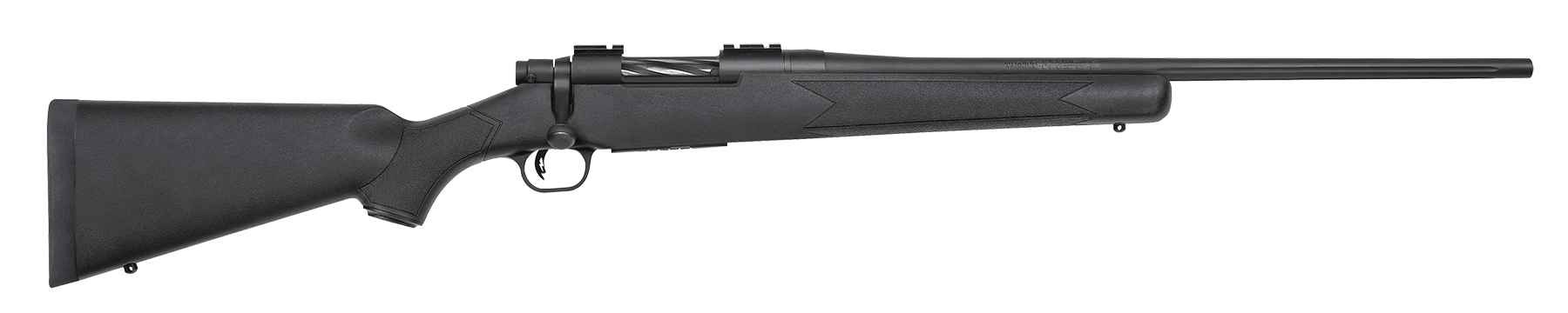 Mossberg 27851 Patriot 7mm-08 Rem 5+1 22" Fluted Barrel w/Recessed Match Crown Matte Blued Metal Finish Spiral-Fluted Bolt Synthetic Stock Drop Box Magazine Adjustable LBA Trigger
