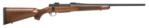 Mossberg 27876 Patriot 25-06 Rem 5+1 22" Fluted Barrel w/Recessed Match Crown Matte Blued Metal Finish Spiral-Fluted Bolt Walnut Stock Drop Box Magazine Adjustable LBA Trigger