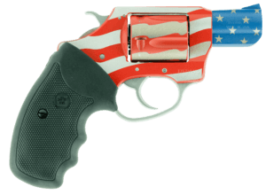 Charter Arms 23872 Undercover The Old Glory 38 Special 5rd 2″ Barrel Aluminum Frame American Flag Cerakote Finish Standard Hammer Finger Grooved Black Rubber Grip
