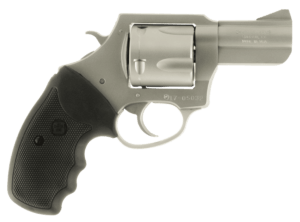 Charter Arms 74520 Pitbull 45 ACP 5rd 2.50″ Matte Stainless Steel Barrel Cylinder & Frame Standard Hammer Finger Grooved Black Rubber Grip