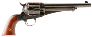 Taylors & Company 550378 1875 Army Outlaw 357 Mag Caliber with 7.50″ Blued Finish Barrel 6rd Capacity Blued Finish Cylinder Color Case Hardened Finish Steel Frame & Walnut Grip Taylors & Company 550378 1875 Army Outlaw 357 Mag Caliber with 7.50″ Blued Finish Barrel 6rd Capacity Blued Finish Cylinder Color Case Hardened Finish Steel Frame & Walnut Grip