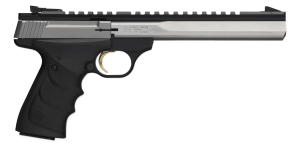 Browning 051508490 Buck Mark Contour 22 LR 10+1 7.25" Contoured Barrel Matte Stainless Serrated Steel Optic Ready Slide Matte Black Aluminum Frame Finger Grooved Black Ultragrip RX Grip