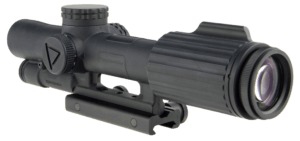 Trijicon 1600002 VCOG Black Hardcoat Anodized 1-6x 24mm LED Illuminated Red Horseshoe Dot w/Crosshair 223 55gr Reticle