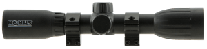 Konus 7350 KonusFire  Matte Black 4x32mm 1" Tube 30/30 Reticle Includes Mounting Rings