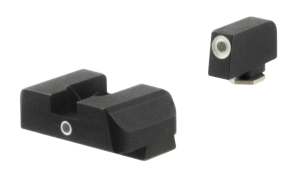 AmeriGlo GL5101 i-Dot Sight set for Glock  Black | Green Tritium with White Outline Front Sight Green Tritium i-Dot Rear Sight