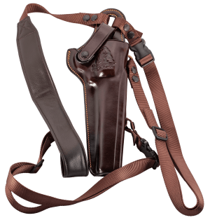 Galco KK130H Kodiak Chest Holster Havana Brown Leather Shoulder/Torso Strap Fits Ruger Super Redhawk 7.50" Right Hand