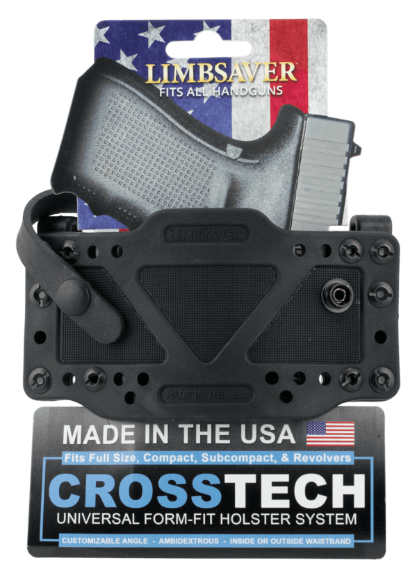 Limbsaver 12504 CrossTech IWB/OWB Black Polymer Belt Clip/Strap Fits Universal Handgun Ambidextrous Limbsaver 12504 CrossTech IWB/OWB Black Polymer Belt Clip/Strap Fits Universal Handgun Ambidextrous