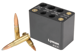 Lyman 7833003 MSR Ammo Checker Block Black Multi Rifle Firearm Lyman 7833003 MSR Ammo Checker Block Black Multi Rifle Firearm
