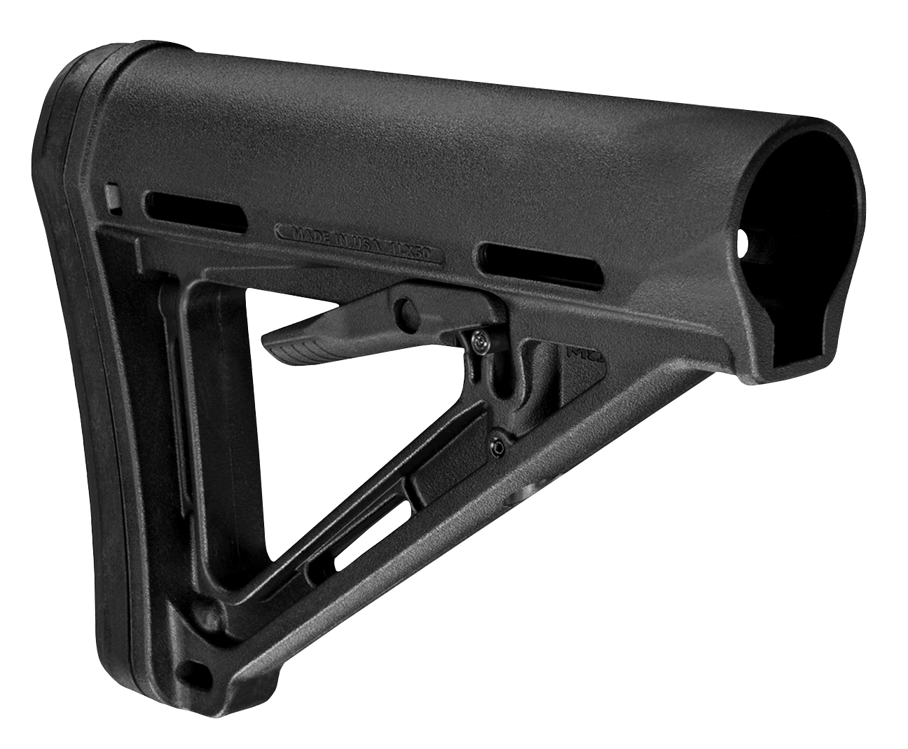 Magpul MAG401BLK MOE Carbine Stock Black Synthetic with AR-15 M16 M4 with Commercial Tube (Tube Not Included) Magpul MAG401BLK MOE Carbine Stock Black Synthetic with AR-15 M16 M4 with Commercial Tube (Tube Not Included)