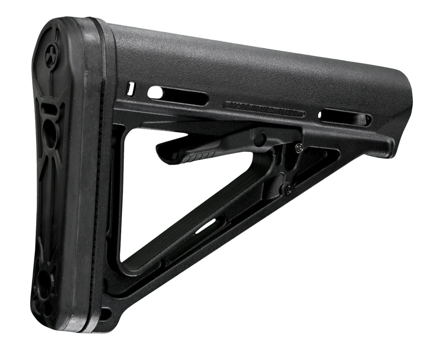 Magpul MAG401BLK MOE Carbine Stock Black Synthetic with AR-15 M16 M4 with Commercial Tube (Tube Not Included) Magpul MAG401BLK MOE Carbine Stock Black Synthetic with AR-15 M16 M4 with Commercial Tube (Tube Not Included)