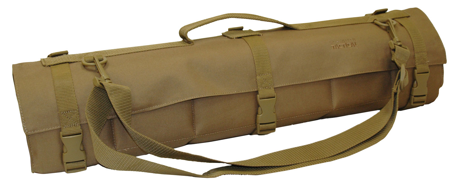Boyt Harness 79021 Max-Ops Shooting Mat Water Resistant Coyote Brown Polyester with Non-Slip Rubber Surface & Poly Webbing Strap 27" x 85" - Image 2