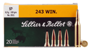 Sellier & Bellot SB243A Rifle  243 Win 100 gr Soft Point 20rd Box