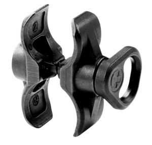Magpul MAG508BLK Forward Sling Mount  made of Steel with Melontie Black Finish for Remington 870; Mossberg 500  590; Maverick
