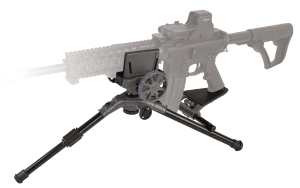 Caldwell 821400 Precision Turret Shooting Rest Black Aluminum 22.40" L x 5.50" W
