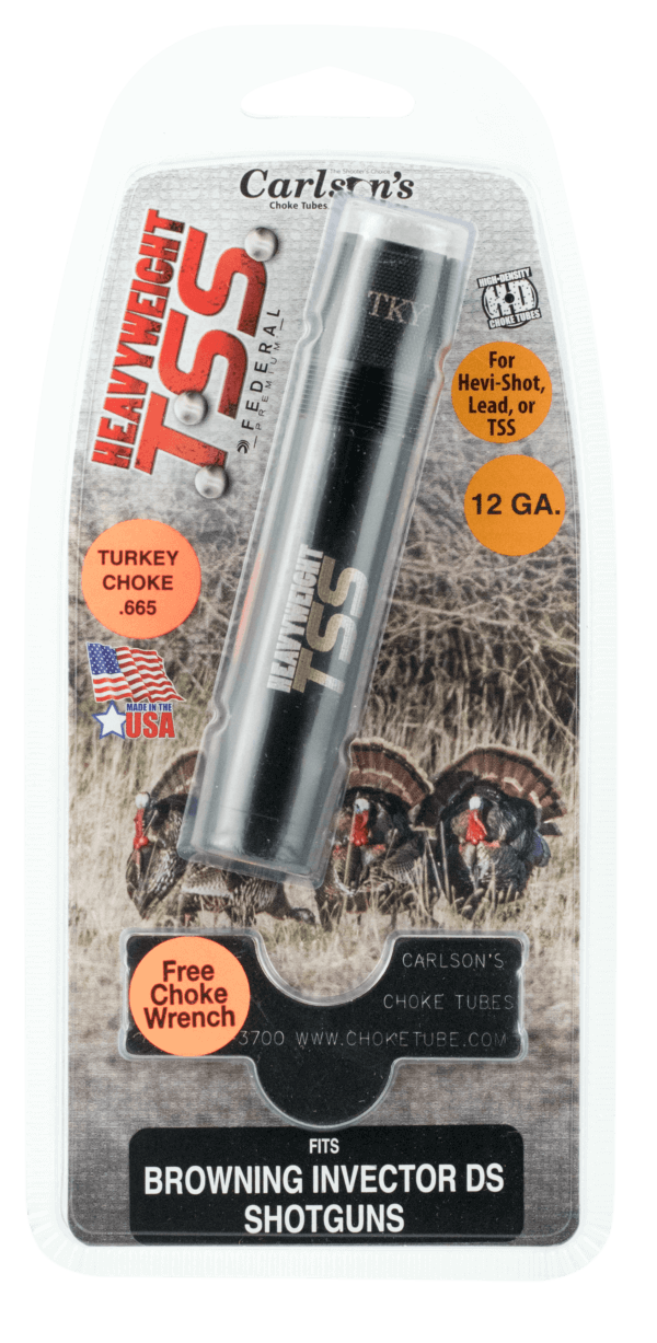Carlson’s Choke Tubes 38025 TSS Turkey  Invector-DS 12 Gauge Turkey 17-4 Stainless Steel