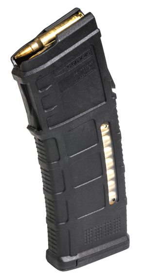 Magpul MAG575BLK PMAG GEN M3 30rd Detachable w/Capacity Window 5.56x45mm NATO Fits Steyr Arms AUG/F88/F90 Black Polymer