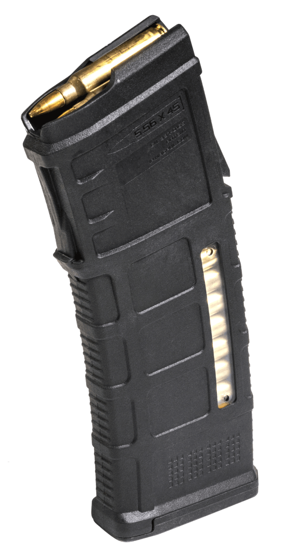 Magpul MAG575BLK PMAG GEN M3 30rd Detachable w/Capacity Window 5.56x45mm NATO Fits Steyr Arms AUG/F88/F90 Black Polymer Magpul MAG575BLK PMAG GEN M3 30rd Detachable w/Capacity Window 5.56x45mm NATO Fits Steyr Arms AUG/F88/F90 Black Polymer