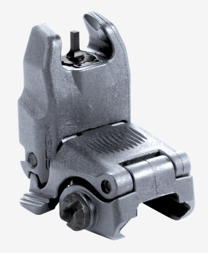 Magpul MAG247GRY MBUS Sight Front Stealth Gray Polymer Spring-Loaded Flip Up for AR15/ M16