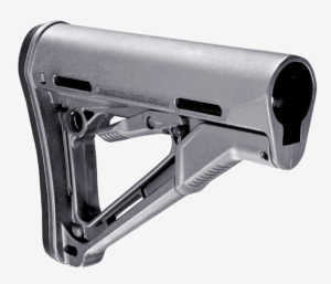 Magpul MAG310GRY CTR Carbine Stock Stealth Gray Synthetic for AR-15 M16 M4 with Mil-Spec Tube (Tube Not Included) Magpul MAG310GRY CTR Carbine Stock Stealth Gray Synthetic for AR-15 M16 M4 with Mil-Spec Tube (Tube Not Included)