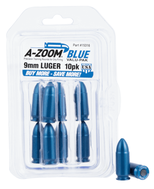 A-Zoom 15316 Blue Snap Caps Pistol 9mm Luger 10Pack A-Zoom 15316 Blue Snap Caps Pistol 9mm Luger 10Pack