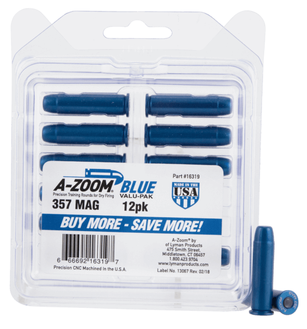 A-Zoom 16319 Blue Snap Caps Revolver 357 Mag 12Pack A-Zoom 16319 Blue Snap Caps Revolver 357 Mag 12Pack