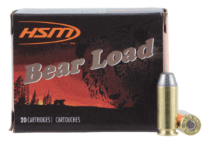 HSM 10MM9N20 Bear Load  10mm Auto 200 gr Lead Round Nose Flat Point 20rd Box