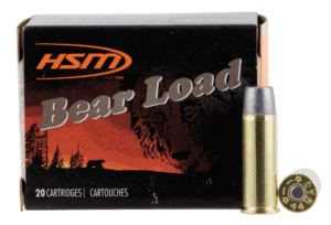 HSM 44M15N20 Bear Load  44 Rem Mag 305 gr Wide Flat Nose 20rd Box